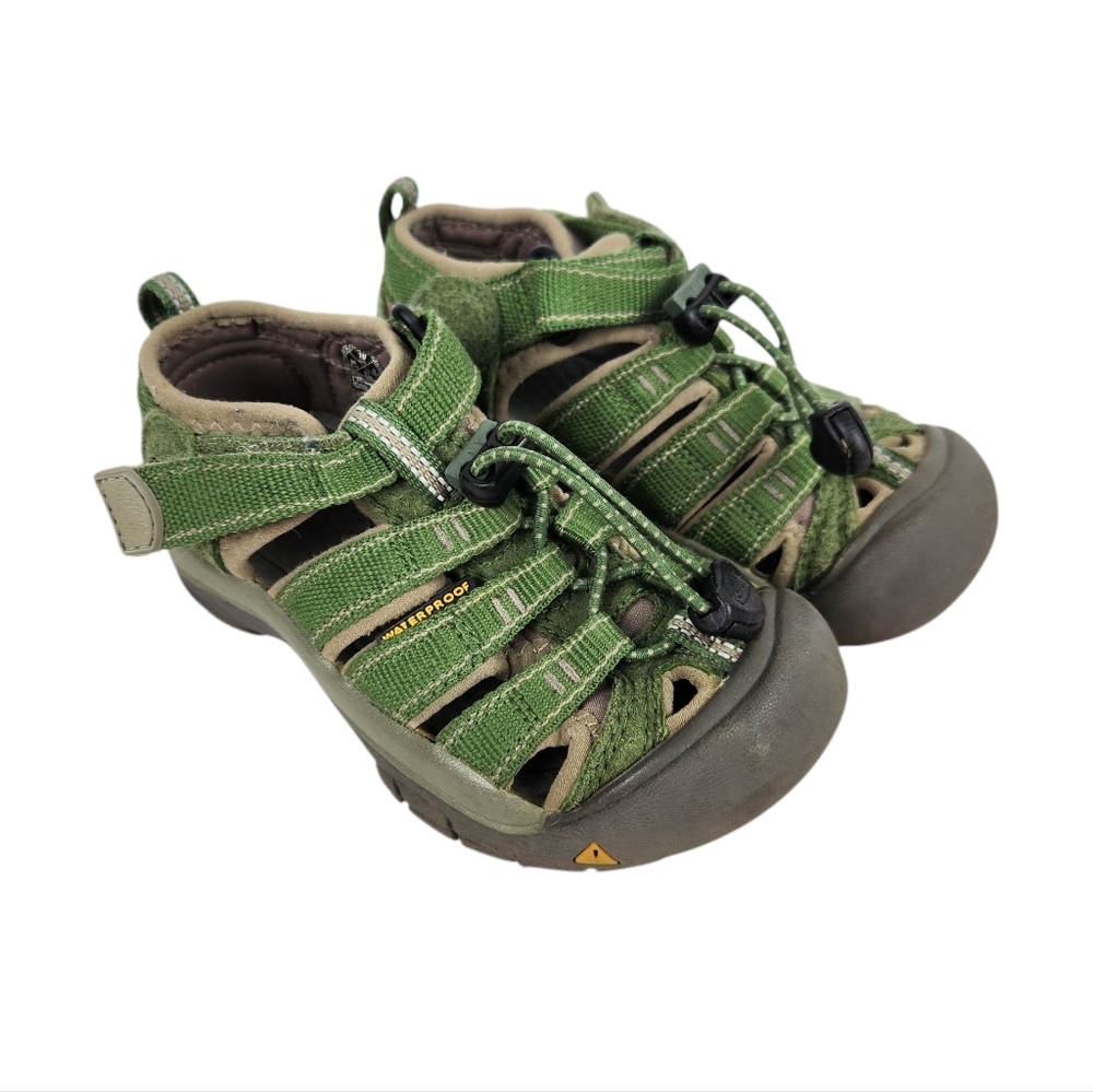Keen Kids - Newport H2 Green Sandals - size 10